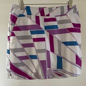 Adidas Geometric Patterned tennis Skirt size 6
